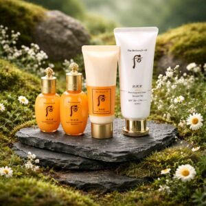 THE WHOO - Gongjinhyang Fresh UV Protective Cream 4pcs Special Set