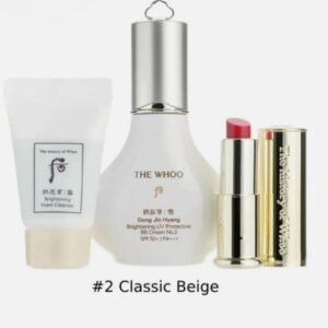 THE WHOO - Gongjinhyang Seol Radiant White Sun BB Set Color #2 Natural Beige