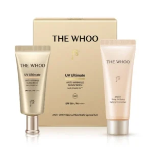 THE WHOO - UV Ultimate Anti-wrinkle Sunscreen NAD 2Pcs Travel Set