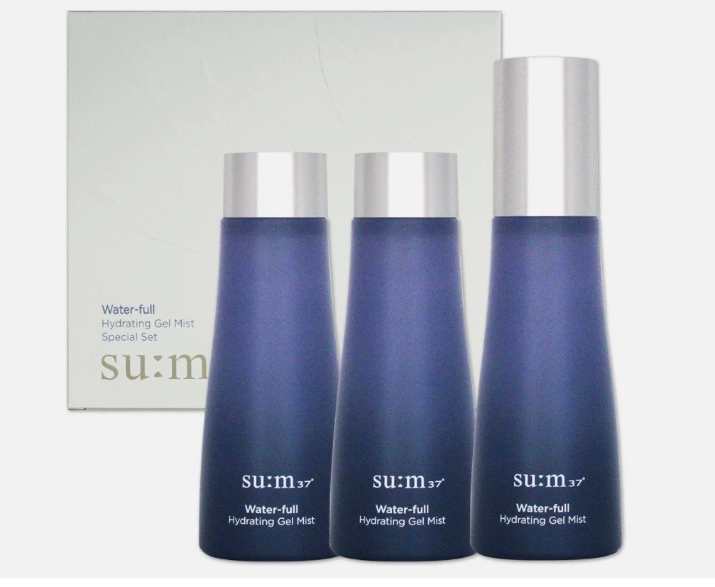 SU:M37 - Water-full Hydrating Gel Mist Special Set 60ml+2 Refills - Image 4
