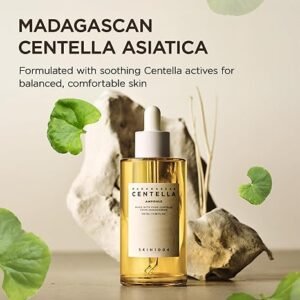 SKIN1004 Madagascar Centella Asiatica Ampoule Facial Serum 55mL, Soothes Acne Prone and Sensitive Skin