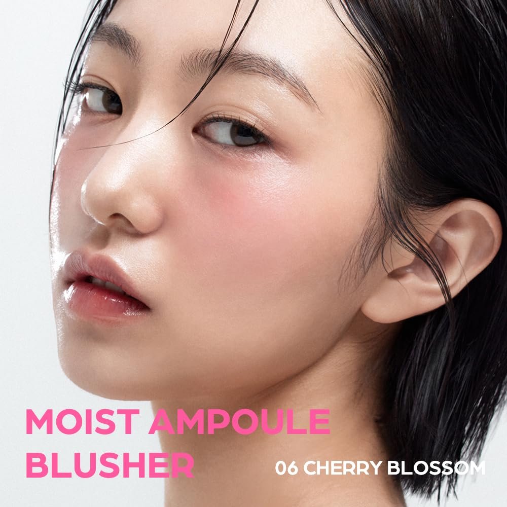 House of Hur Moist Ampoule Blusher | Hydrating & Long-Lasting Blush | 10 mL - color (Cherry Blossom) - Image 2