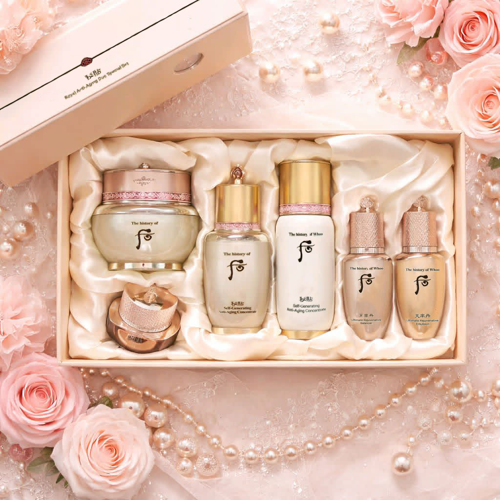 The Whoo Royal Anti-Aging Duo 6Pcs Special Set