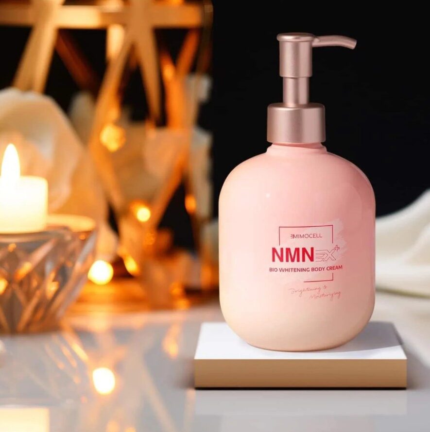 Mimocell NMN EX+ Bio Whitening Body Cream Brighten & Mosturizes - Image 3
