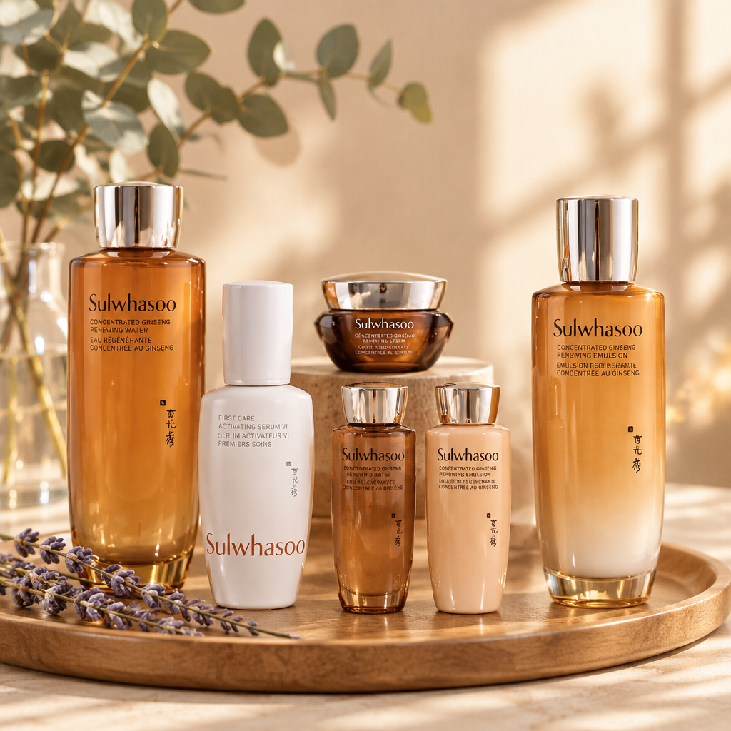 Sulwhasoo Concentrated Ginseng Daily Routine Toner Emulsion 6 Pcs Set