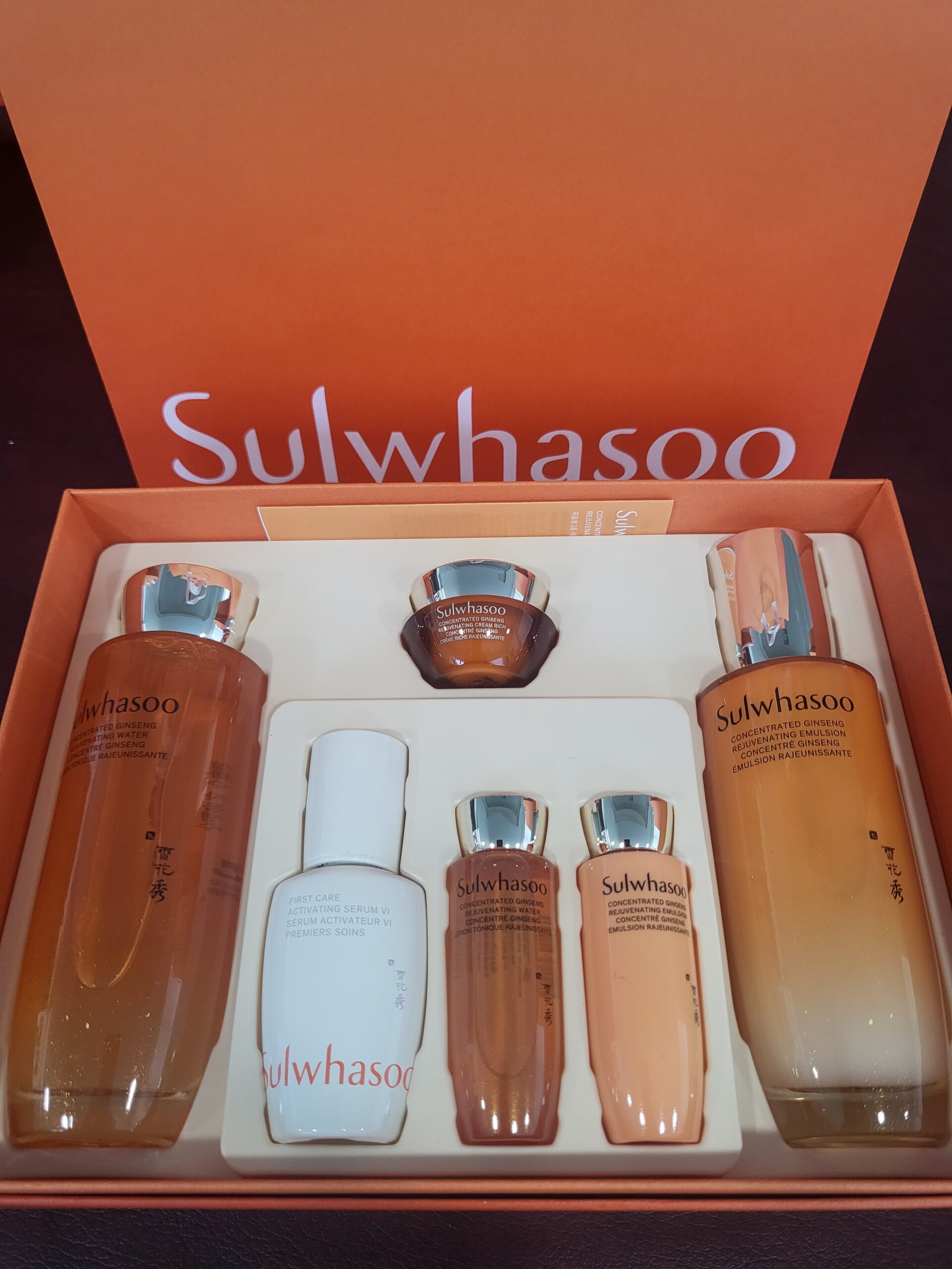 Sulwhasoo Concentrated Ginseng Daily Routine Toner Emulsion 6 Pcs Set - Image 4